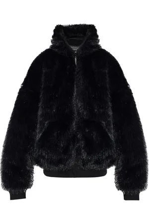 Balenciaga Chaqueta de esquí de pelo artificial