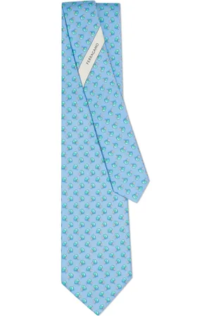 Salvatore Ferragamo Corbata con estampado Football