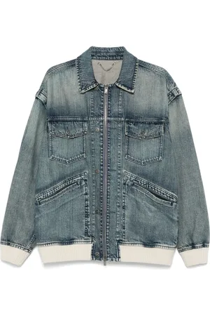 Golden Goose Chaqueta vaquera con cremallera