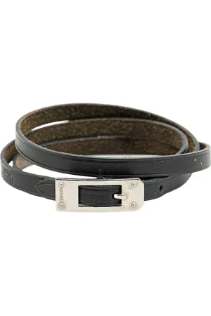 Hermès Pulsera Triple Tour Buckle Bracelet de piel 2004