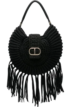Twin-Set Bolso shopper con placa del logo
