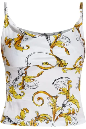 VERSACE Top con estampado Barocco