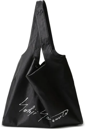 YOHJI YAMAMOTO Bolso shopper con logo estampado