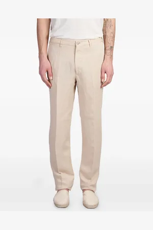 Biagio Santaniello Pantalones rectos con pinzas