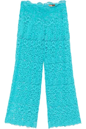 ERMANNO SCERVINO Pantalones con encaje floral