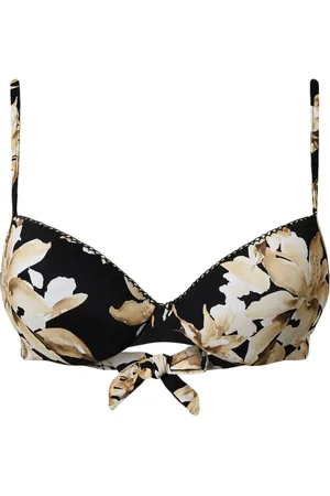 Twin-Set Top de bikini con estampado floral