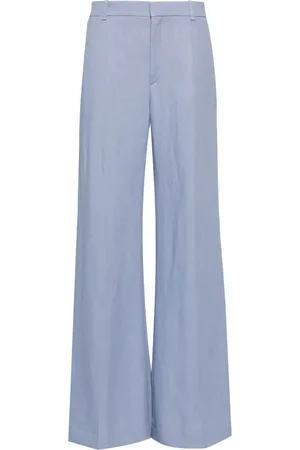 Chloé Pantalones acampanados de talle bajo