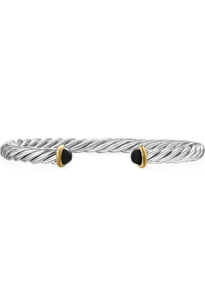 David Yurman Brazalete Cable de 6 mm en oro amarillo de 14 ct y plata de ley