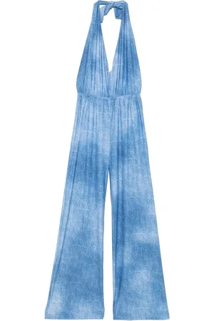 FISICO Mono largo con cuello halter