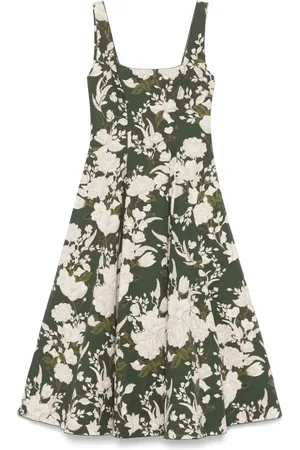 Agua by Agua Bendita Vestido midi Pistilo Mosqueta