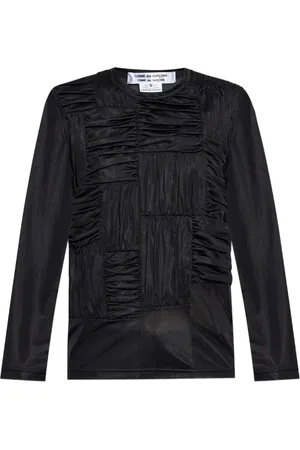 Comme des Garçons Top con efecto arrugado
