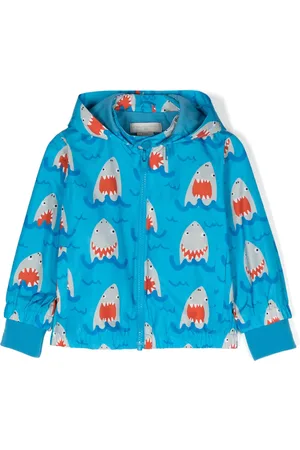 Stella McCartney Chaqueta con tiburón estampado