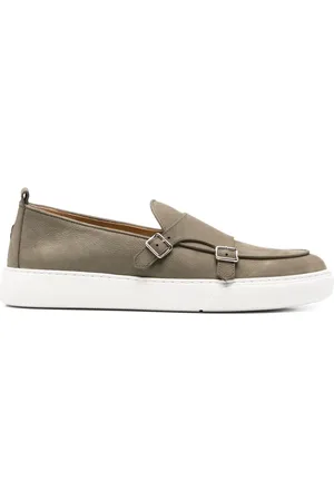 HENDERSON BARACCO Zapatos monk de piel de nobuk