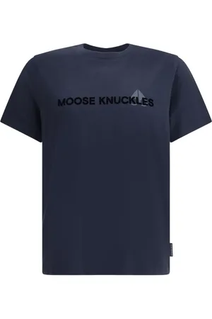 Moose Knuckles Camiseta con logo estampado