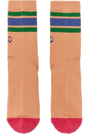Brain Dead Calcetines con rayas y logo