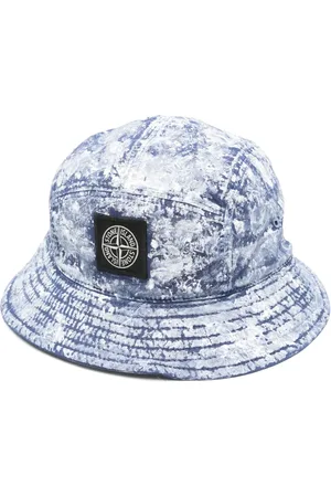 Stone Island Sombrero de pescador con parche del logo
