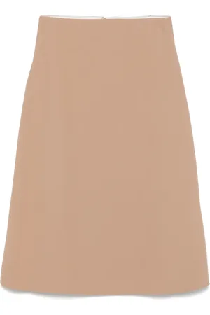 Calcaterra Falda midi con detalle de abertura