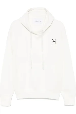John Richmond Sudadera con capucha y parche del logo