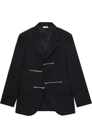 Comme des Garçons Blazer con detalle de cremallera