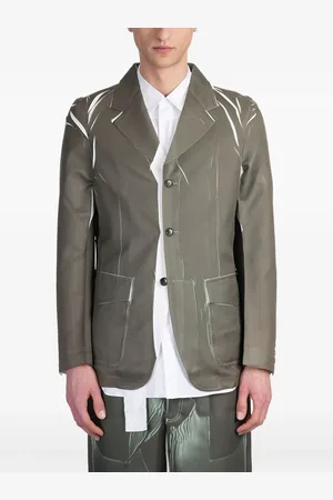 Comme des Garçons Blazer con detalle en contraste