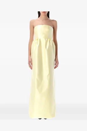 Prada Vestido de fiesta de seda tipo bustier