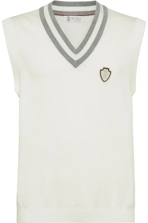 Brunello Cucinelli Camiseta de tirantes con cuello redondo