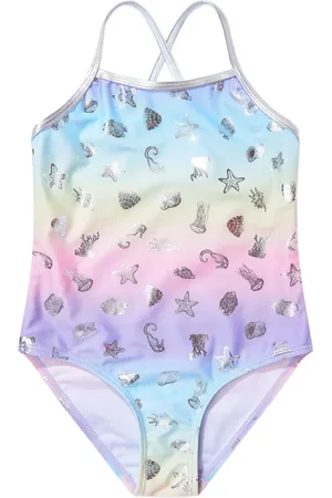 SOLISWIM KIDS Bañador con apliques metalizados