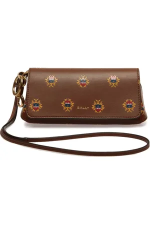 Bally Funda para gafas con distintivo estampado