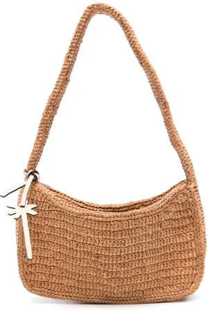 MANEBI Bolso de hombro con diseño entretejido