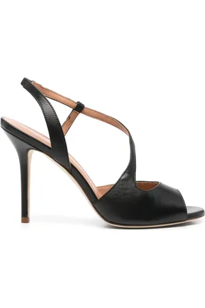 LELLA BALDI Sandalias de piel con tacón de 95 mm