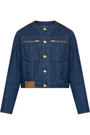 Bally Chaqueta vaquera con parche del logo