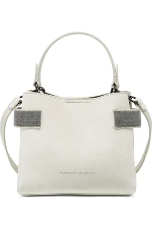 Brunello Cucinelli Bolso shopper con detalle Monili