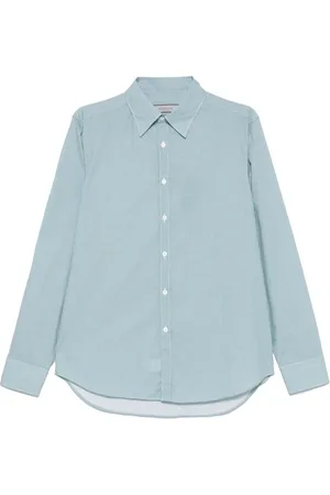 CANALI Camisa con motivo geométrico