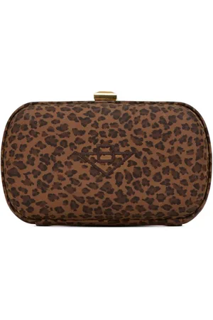 Bottega Veneta Bolso de mano de nylon con estampado de leopardo 20st Century