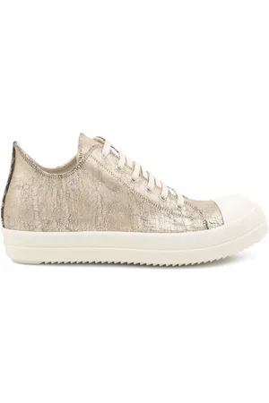 Rick Owens Zapatillas con cordones y estampado metalizado