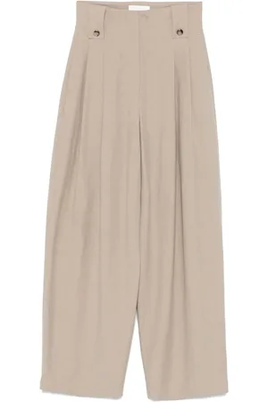 Nanushka Pantalones anchos con pinzas