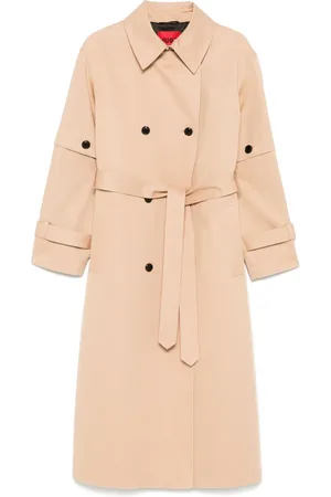 HUGO BOSS Gabardina de algodón