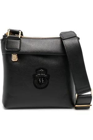 BILLIONAIRE Bolso de hombro con apliques del logo