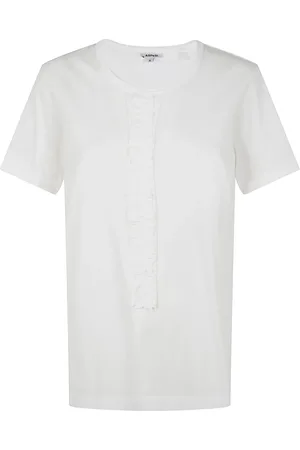 Aspesi Camiseta con detalle de volantes