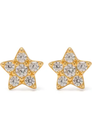 ESHVI Pendientes twinkle con aplique de estrella