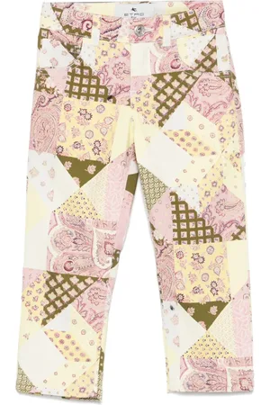 Etro Pantalones con estampado patchwork