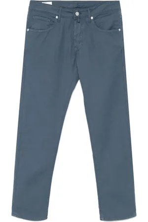 Incotex Pantalones ajustados con parche del logo