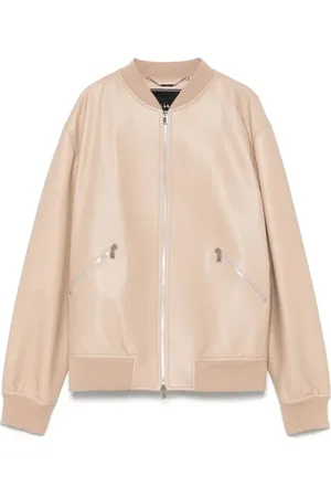 Kiton Chaqueta bómber de piel