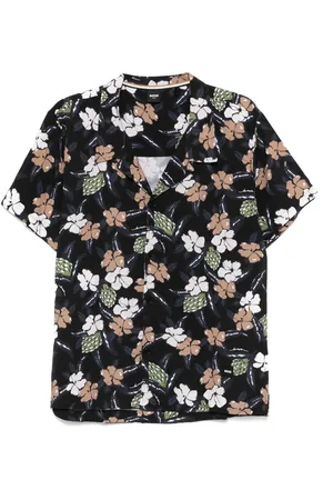 HUGO BOSS Camisa con estampado floral