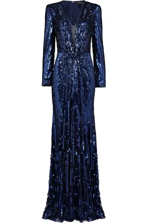 Jenny Packham Vestido de noche con lentejuelas