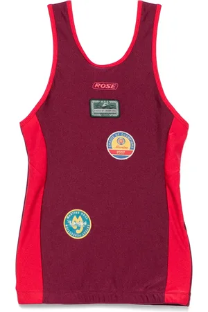 MARTINE ROSE Chaleco de baño con parche del logo