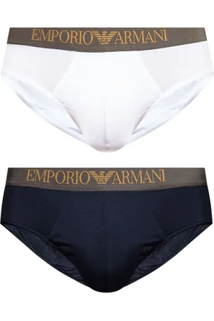 Emporio Armani Pack de 2 bóxeres con logo en la cinturilla