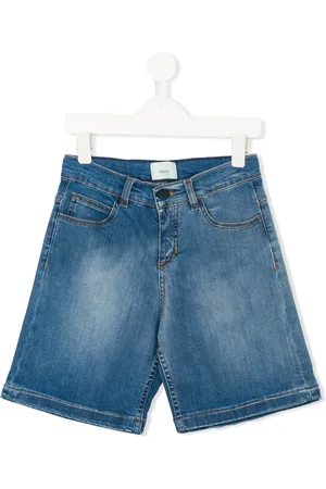 Fendi Shorts vaqueros con parche del logo