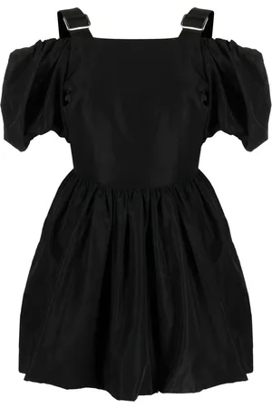 Simone Rocha Vestido corto acampanado con manga farol