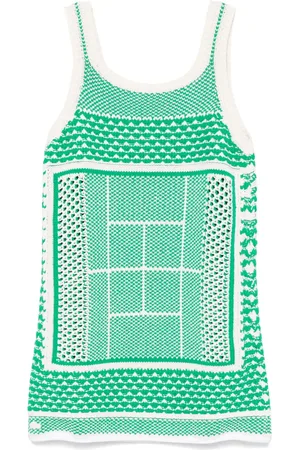 Lacoste Vestido corto de ganchillo